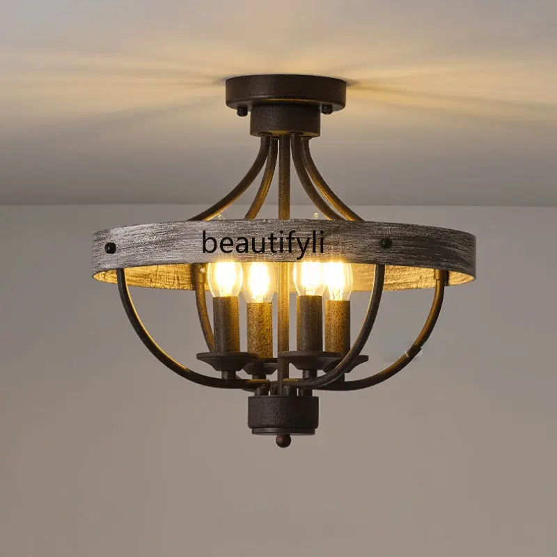 yj American Country Wooden Ceiling Lamp Retro Dining-Room Lamp Bedroom Light Corridors Hallway Lamps
yj American Country Wooden Ceiling Lamp Retro Dining-Room Lamp Bedroom Light Corridors Hallway Lamps