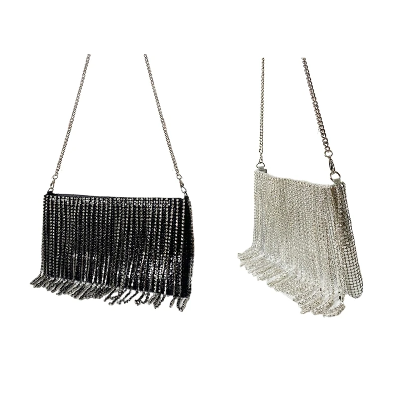 Stylish Shoulder Bag with Chain and Aluminum Detail Evening Bags Perfect for Parties and Gatherings
Stylish Shoulder Bag with Chain and Aluminum Detail Evening Bags Perfect for Parties and Gatherings
