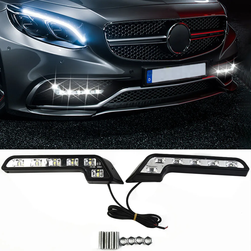 2pcs 12V L Shaped Strips Driving Lamp Daytime Running Fog Light Car LED Lamp Front Bumper Automobile Decor Lamp Accessories
2pcs 12V L Shaped Strips Driving Lamp Daytime Running Fog Light Car LED Lamp Front Bumper Automobile Decor Lamp Accessories