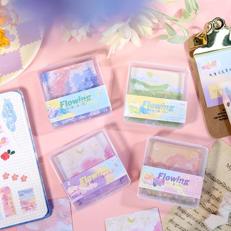 60 Pcs/Set Painting Style Memo Pads And Stickers Aesthetic Design Paper Sketchbook Scrapbooking Art Collage Notebooks Pay Note
60 Pcs/Set Painting Style Memo Pads And Stickers Aesthetic Design Paper Sketchbook Scrapbooking Art Collage Notebooks Pay Note