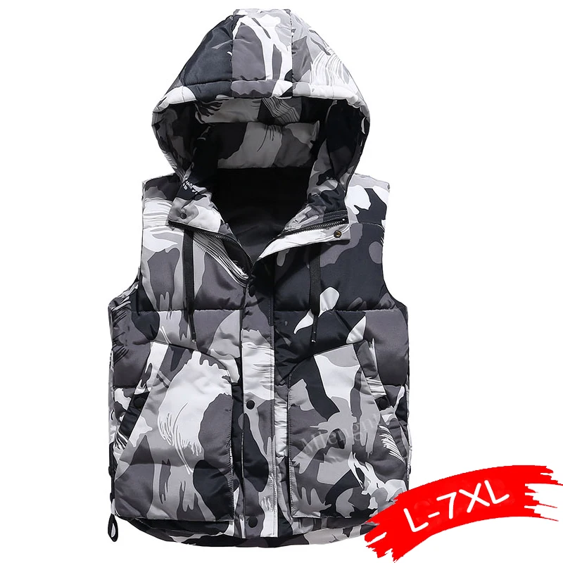 Повседневный жилет большого размера 5XL 6XL 7XL, мужские осенние куртки, плотные жилеты, женские пальто без рукавов, зимняя теплая камуфляжная б...
Повседневный жилет большого размера 5XL 6XL 7XL, мужские осенние куртки, плотные жилеты, женские пальто без рукавов, зимняя теплая камуфляжная б...