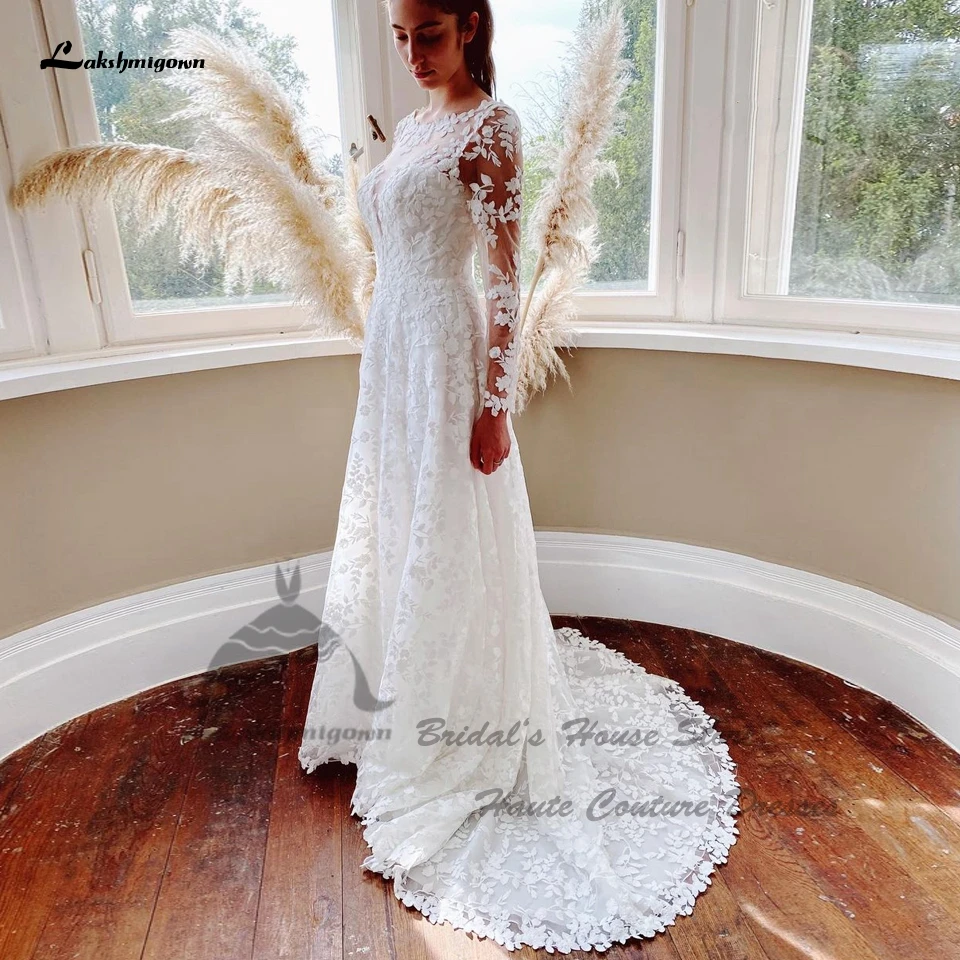 Robe Princess Lace Wedding Dress for Women 2023 Vestidos Fiesta Civil Bridal Boho Wedding Gowns Detachable Long Sleeve Open Back 
Robe Princess Lace Wedding Dress for Women 2023 Vestidos Fiesta Civil Bridal Boho Wedding Gowns Detachable Long Sleeve Open Back