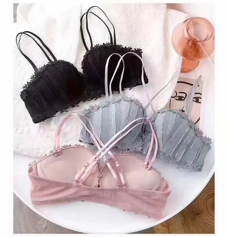 Front button underwear women's thickened small chest shows large gathered anti slip bra no steel ring top support bra no
Front button underwear women's thickened small chest shows large gathered anti slip bra no steel ring top support bra no