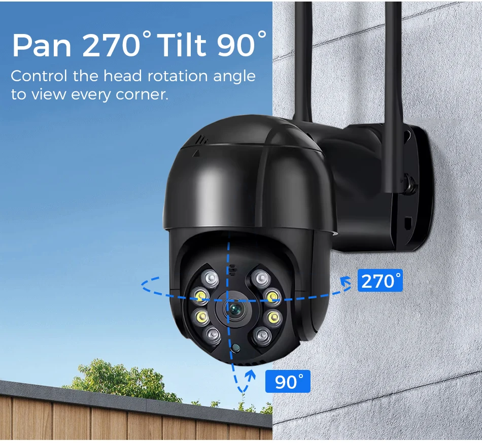 Беспроводная Wi-Fi камера WHD818QB
Беспроводная Wi-Fi камера WHD818QB