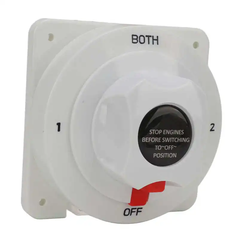 Battery Switch 6‑32V Dual Battery Selector Switch High Electrical Conductivity for Trucks for Yachts for RVs
Battery Switch 6‑32V Dual Battery Selector Switch High Electrical Conductivity for Trucks for Yachts for RVs