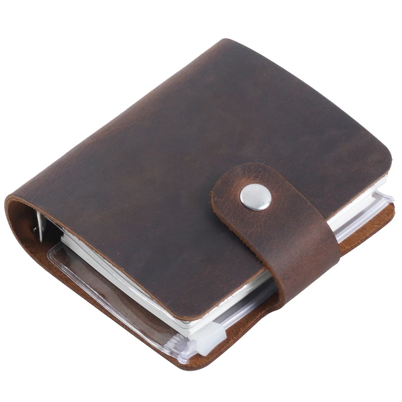Genuine Leather Cover Notebook Memo Pad Weekly Plan A9 120 Sheets 3 Rings Loose-leaf Hand Account Travel Journal Supplies Gift
Genuine Leather Cover Notebook Memo Pad Weekly Plan A9 120 Sheets 3 Rings Loose-leaf Hand Account Travel Journal Supplies Gift