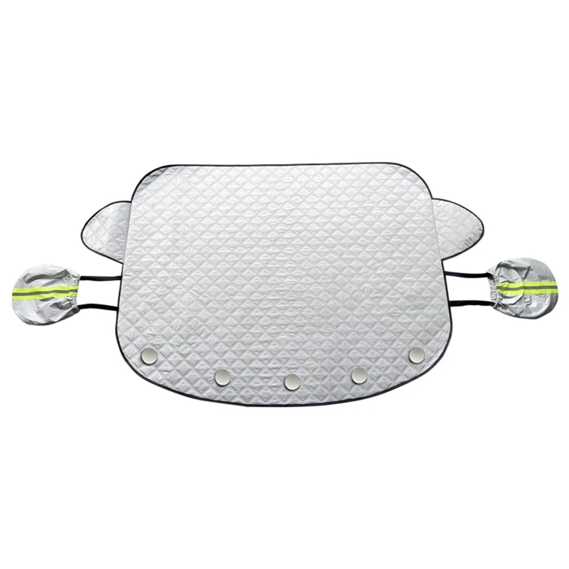 Universal Car Front Windshield Snow Cover Ice Protect Frost Rain Resistant Silver Magnetic Car Windscreen Frost Cover
Universal Car Front Windshield Snow Cover Ice Protect Frost Rain Resistant Silver Magnetic Car Windscreen Frost Cover