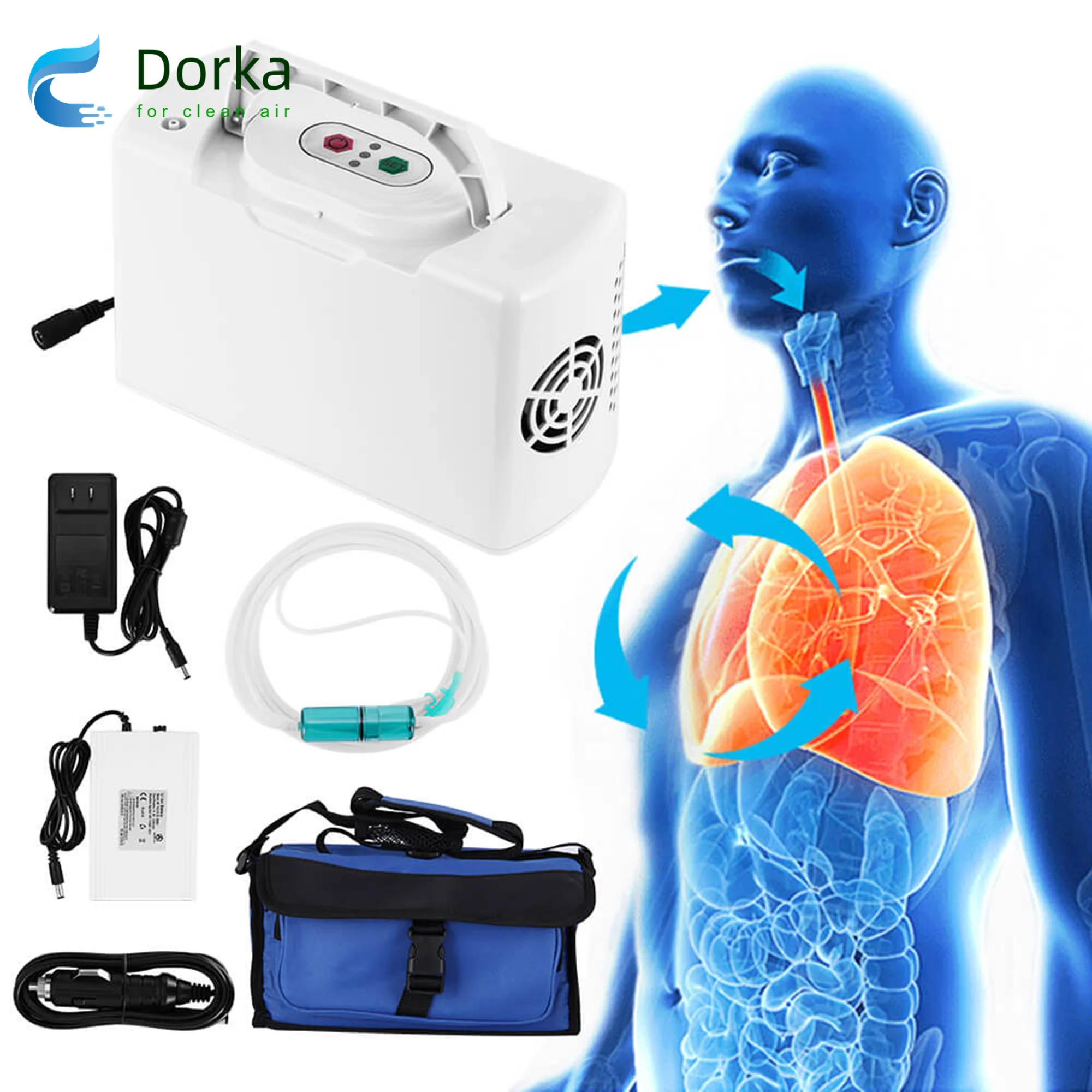 3L Portable Oxygen Concentrator with Battery Low Noise High Purity Oxygen Inhaler Machine for Travel Spare Battery Optional
3L Portable Oxygen Concentrator with Battery Low Noise High Purity Oxygen Inhaler Machine for Travel Spare Battery Optional
