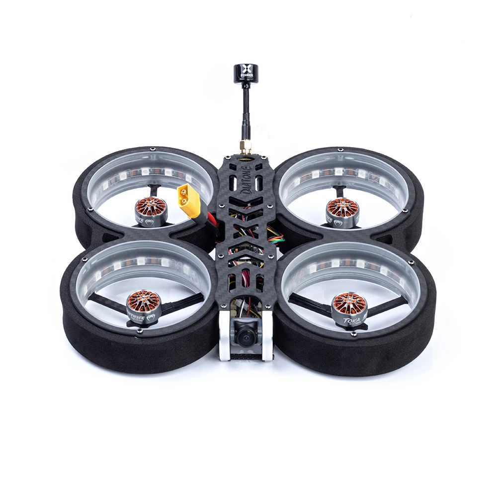 DIATONE MXC Taycan SW2812 Led Dusts 3inch Cinewhoop Freestyle FPV Drone with Mamba F4 Stack/ESC/Motor BNF
DIATONE MXC Taycan SW2812 Led Dusts 3inch Cinewhoop Freestyle FPV Drone with Mamba F4 Stack/ESC/Motor BNF