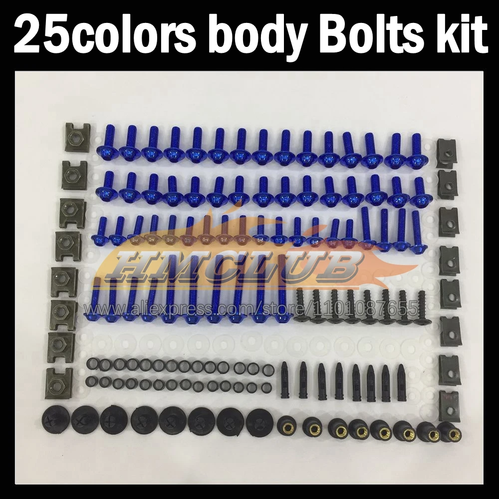 268ps Full Screws Kit Body bolt For KAWASAKI NINJA ZZR 1100 ZZR-1100 ZZR1100 93 94 95 96 97 98 99 00 01 Fairing bolts screw NutS
268ps Full Screws Kit Body bolt For KAWASAKI NINJA ZZR 1100 ZZR-1100 ZZR1100 93 94 95 96 97 98 99 00 01 Fairing bolts screw NutS