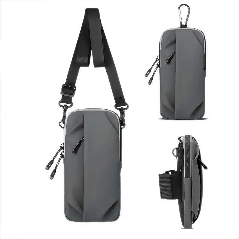 Gray Color Multifunctional Shoulder Bag Waterproof PU Leather Phone Arm Bag Suitable For Outdoor Sports Fitness Running
Gray Color Multifunctional Shoulder Bag Waterproof PU Leather Phone Arm Bag Suitable For Outdoor Sports Fitness Running