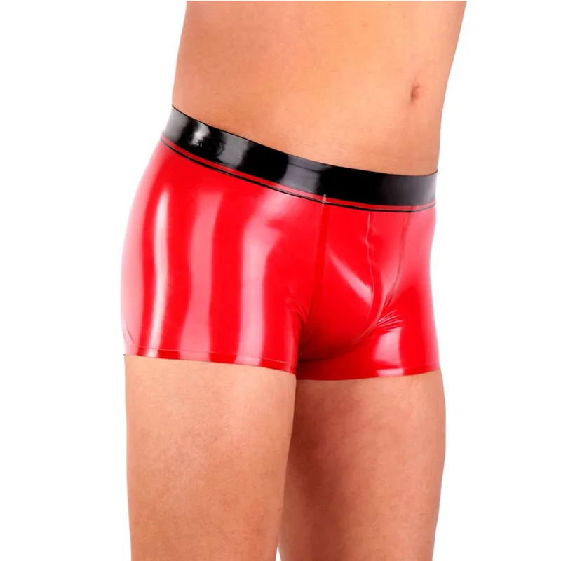 Latex Rubber Shorts Red with Black Fetish Men Underwear Boxer Panties Custom Made (No Zip)
Latex Rubber Shorts Red with Black Fetish Men Underwear Boxer Panties Custom Made (No Zip)