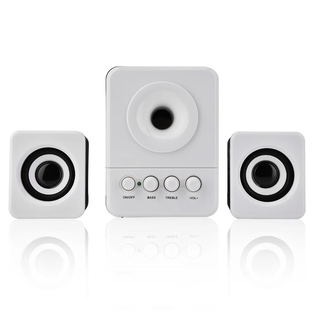Mini USB 2.1 Wired Combination Speaker Bass Music Subwoofer for Phone Laptop PC White speaker
Mini USB 2.1 Wired Combination Speaker Bass Music Subwoofer for Phone Laptop PC White speaker