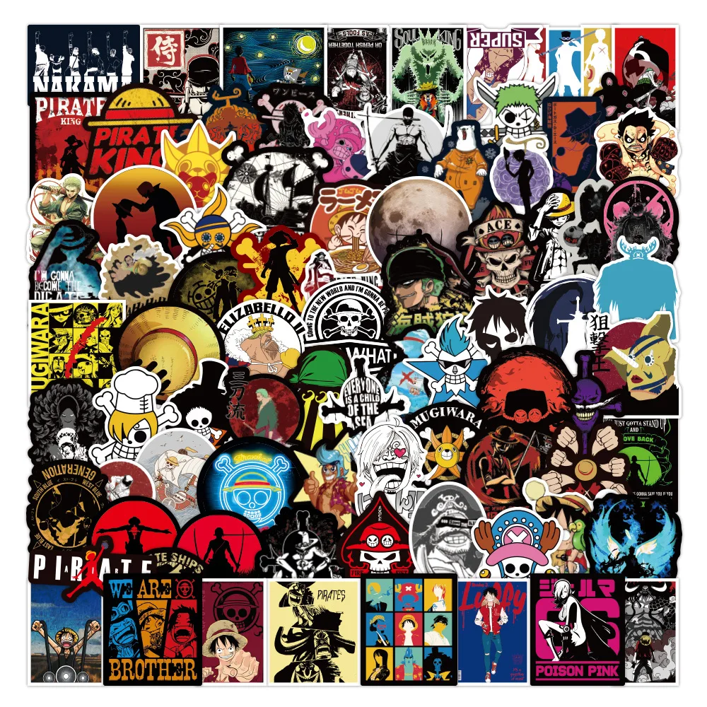 100PCS New Anime ONE PIECE DIY Sticker Laptop Luggage Notebook Decorative Waterproof Sticker Decal
100PCS New Anime ONE PIECE DIY Sticker Laptop Luggage Notebook Decorative Waterproof Sticker Decal