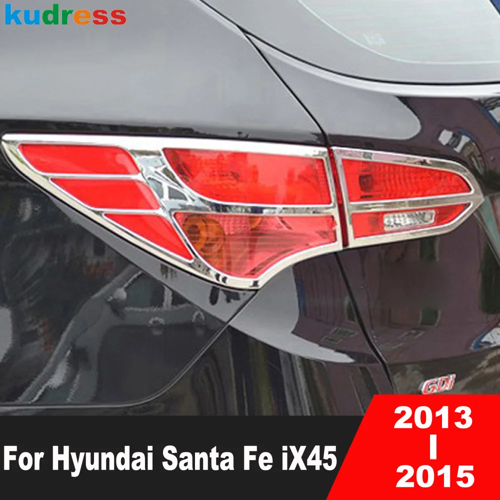 For Hyundai Santa Fe 2013 2014 ABS Chrome Outer Rear Taillight Lamp Decoration Cover Trim Frame Auto Accessories 4pcs
For Hyundai Santa Fe 2013 2014 ABS Chrome Outer Rear Taillight Lamp Decoration Cover Trim Frame Auto Accessories 4pcs