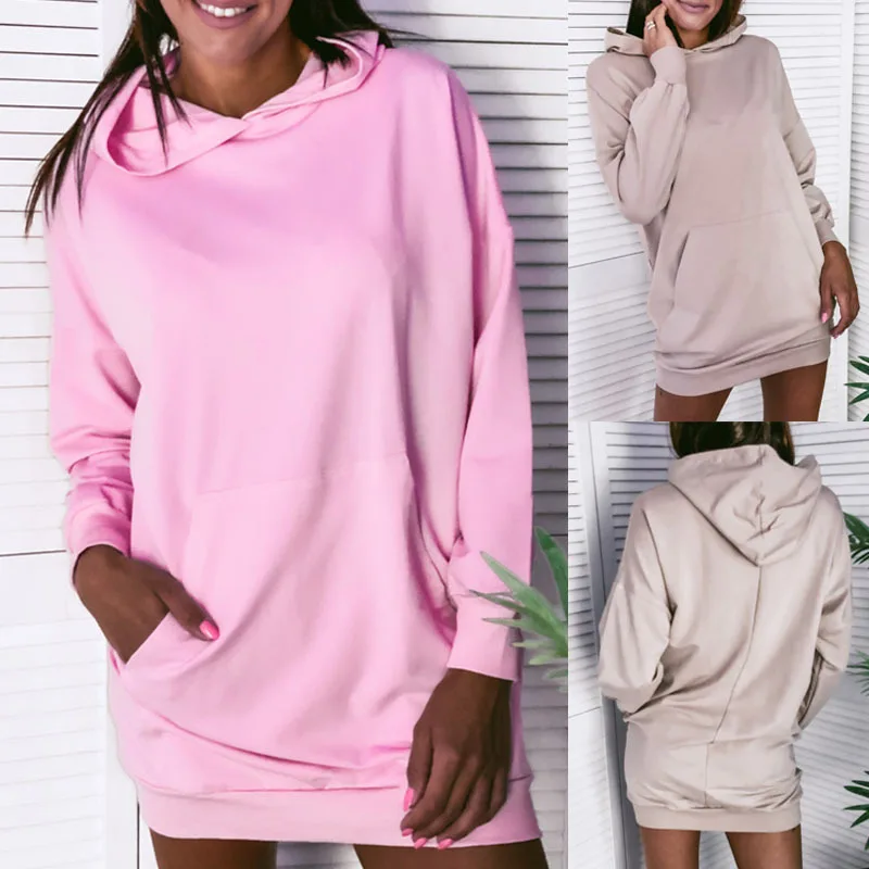 2023 Spring Autumn Women Long Hoodies Solid Streetwear Casual Off Shoulder Pullover Youth Female Clothing
2023 Spring Autumn Women Long Hoodies Solid Streetwear Casual Off Shoulder Pullover Youth Female Clothing