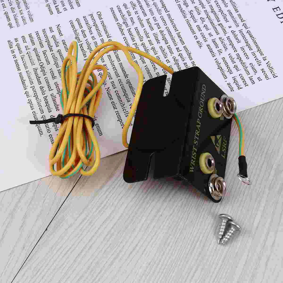 1pc ESD Ring Anti Static Durable Electrical Socket Terminal Connectors Table Mats Cable Ground Socket for Wrist Strap
1pc ESD Ring Anti Static Durable Electrical Socket Terminal Connectors Table Mats Cable Ground Socket for Wrist Strap
