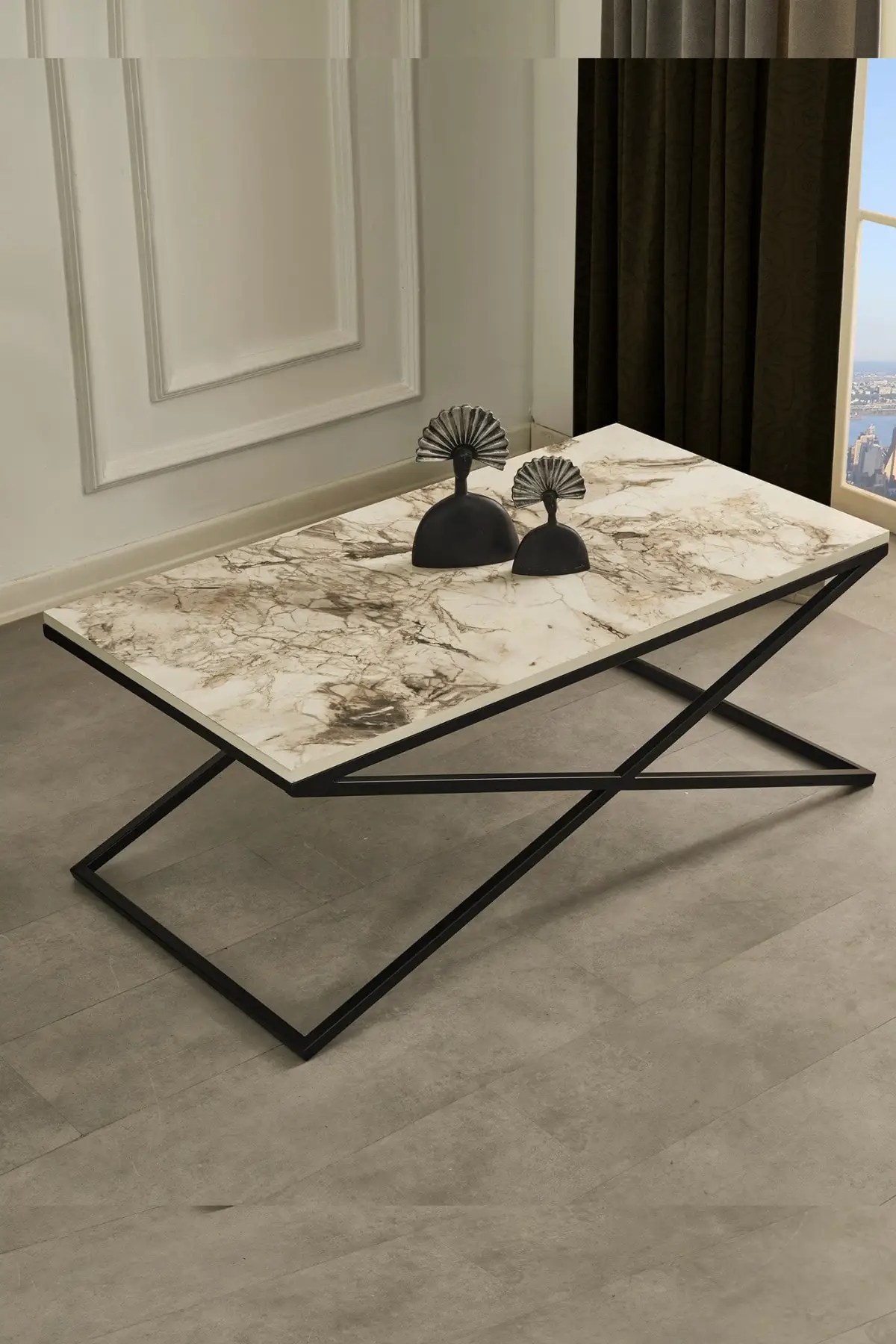 Venice Chrome Metal Legs Marble Patterned Mdf'li Medium coffee table coffee tables table basse furniture living room table
Venice Chrome Metal Legs Marble Patterned Mdf'li Medium coffee table coffee tables table basse furniture living room table