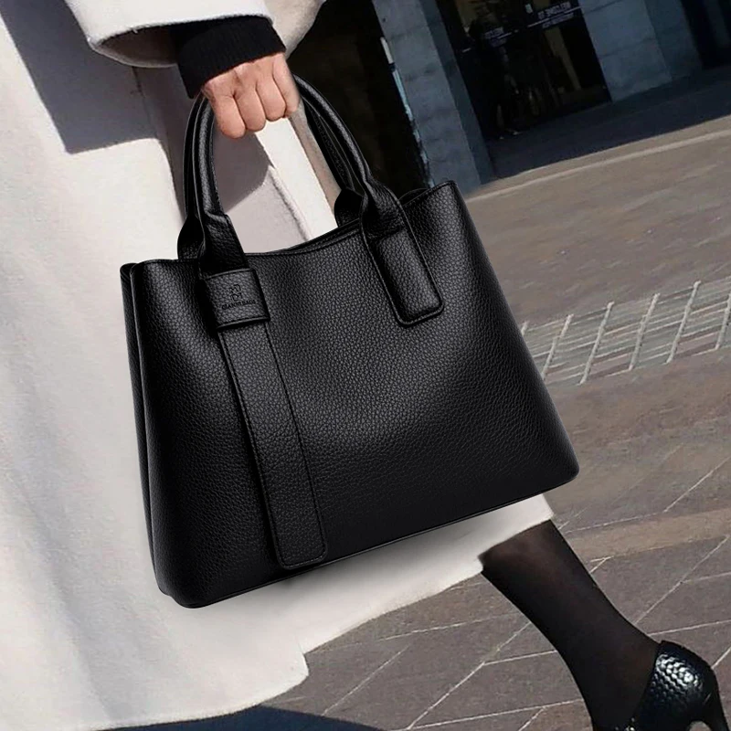 Business Handbags For Women 2022 Luxury Designer Handbag Pure Color Big Capacity Shoulder Crossbody Bags Branded Top-handle Tote
Business Handbags For Women 2022 Luxury Designer Handbag Pure Color Big Capacity Shoulder Crossbody Bags Branded Top-handle Tote