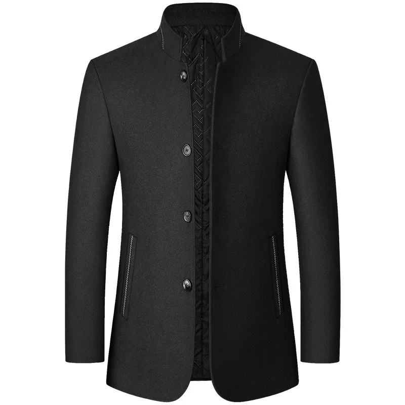 Co Warm Men#39s Thicken Wool Overcoat Blend Fashion Jackets Keep Trench Outerwear Winter Wild Wool Coat Male Coat Men Stand
Co Warm Men#39s Thicken Wool Overcoat Blend Fashion Jackets Keep Trench Outerwear Winter Wild Wool Coat Male Coat Men Stand