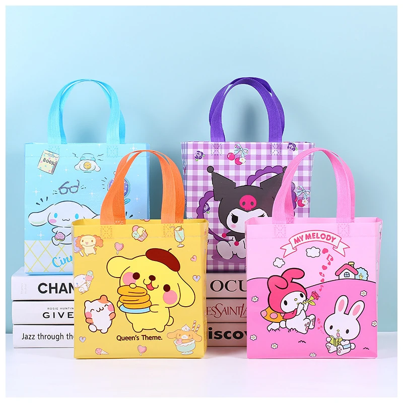 Kawaii Cartoon nonwovens Sanrio Shopping Bag Female Canvas Shoulder Bag Handbag Grocery Shopper Students Book Pack Kids Gift
Kawaii Cartoon nonwovens Sanrio Shopping Bag Female Canvas Shoulder Bag Handbag Grocery Shopper Students Book Pack Kids Gift