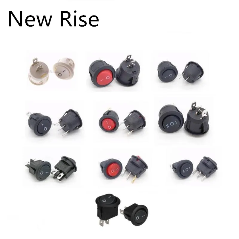 2PCS 23mm Round Rocker Switch Kit 2pin 3pin 4pin 6pin 10A/125V 6A/250V AC 2/3 Position SPDT DPDT ON-OFF-ON/ ON-OFF
2PCS 23mm Round Rocker Switch Kit 2pin 3pin 4pin 6pin 10A/125V 6A/250V AC 2/3 Position SPDT DPDT ON-OFF-ON/ ON-OFF