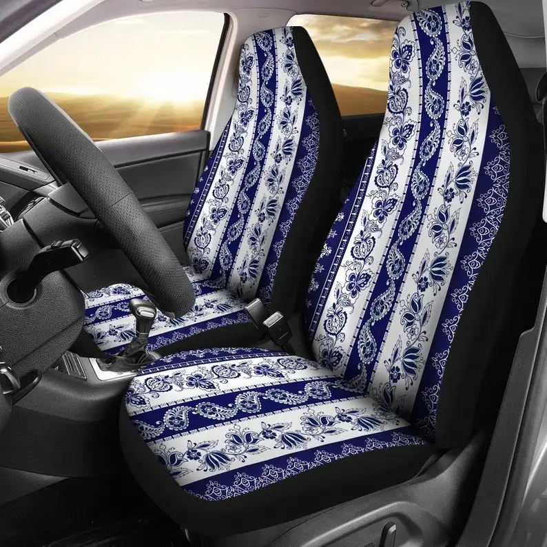 Blue / White Elegant Classy Stripe Decor Car Seat Covers Pair, 2 Front Seat Covers, Car Seat Covers, Car Seat Protector, Car Acc
Blue / White Elegant Classy Stripe Decor Car Seat Covers Pair, 2 Front Seat Covers, Car Seat Covers, Car Seat Protector, Car Acc