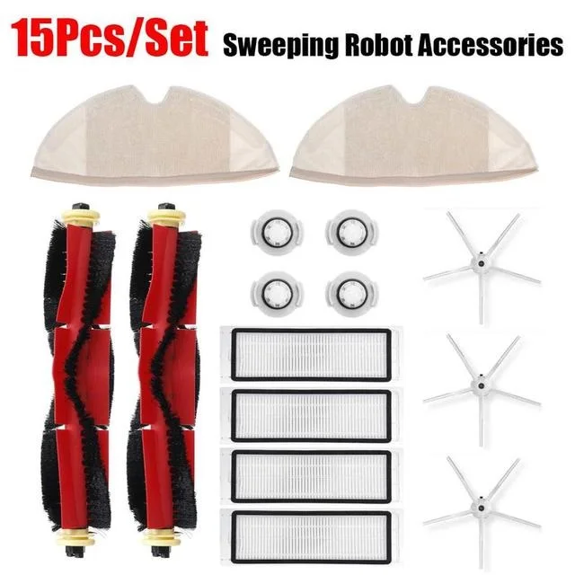 15PCS Accessories Hepa Filter Side Main Brush Mop Cloth Vacuum Cleaners Parts For XiaoMi Roborock S50 S51 S55 S60 S6 Pure S5Max
15PCS Accessories Hepa Filter Side Main Brush Mop Cloth Vacuum Cleaners Parts For XiaoMi Roborock S50 S51 S55 S60 S6 Pure S5Max