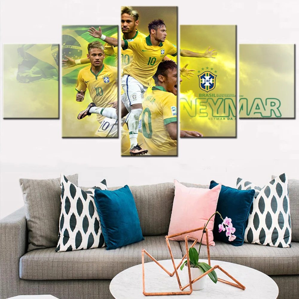 Wall Art Modern Pictures Frame Canvas Prints Painting 5 Piece Famous Foottball Superstar Silva Poster Home Decor For Living Room
Wall Art Modern Pictures Frame Canvas Prints Painting 5 Piece Famous Foottball Superstar Silva Poster Home Decor For Living Room