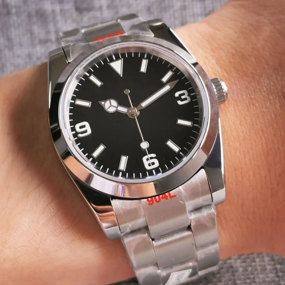 40mm 36mm Polished Automatic Men Watch Oyster Bracelet Movement Sapphire Crystal Green Luminous Dial watches
40mm 36mm Polished Automatic Men Watch Oyster Bracelet Movement Sapphire Crystal Green Luminous Dial watches