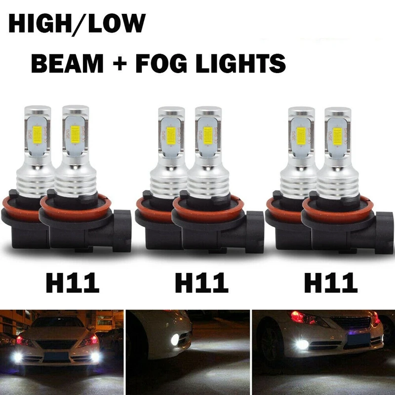 6X Combo LED Headlights High Low Beam Fog Lights For Toyota Tacoma 2016-2020 6000K
6X Combo LED Headlights High Low Beam Fog Lights For Toyota Tacoma 2016-2020 6000K