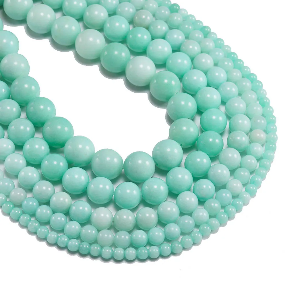 Blue Chalcedony Stone Beads Natural Round Loose Beads For Jewelry Making Bracelets DIY Needlework Accessories 4-12MM
Blue Chalcedony Stone Beads Natural Round Loose Beads For Jewelry Making Bracelets DIY Needlework Accessories 4-12MM