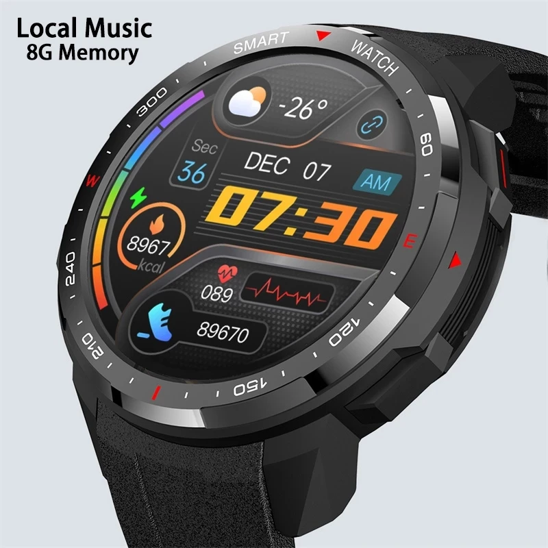 MT12 8GB Music Storage Smart Watch Men Sport Tracker Bracelet Heart Rate Blood Pressure Monitor Wristwatch Waterproof Smartwatch
MT12 8GB Music Storage Smart Watch Men Sport Tracker Bracelet Heart Rate Blood Pressure Monitor Wristwatch Waterproof Smartwatch