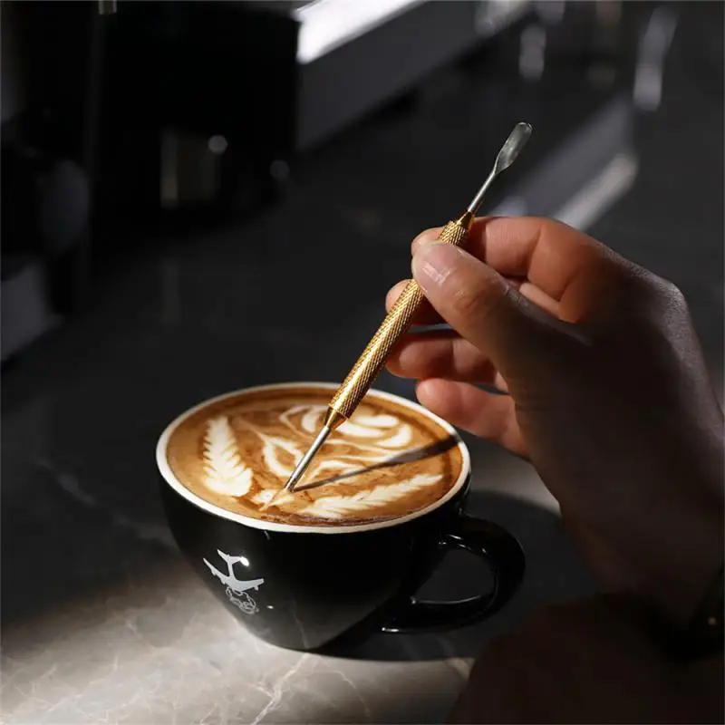 High Quality Steel Garland Needle Durable And Sturdy Non-slip Coffee Latte Art Pen Beautiful Exquisite Craftsmanship Utility
High Quality Steel Garland Needle Durable And Sturdy Non-slip Coffee Latte Art Pen Beautiful Exquisite Craftsmanship Utility