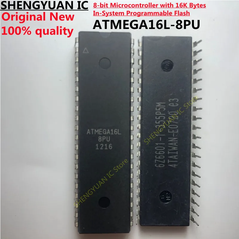 5pcs ATMEGA16L ATMEGA16L-8PU DIP40 8-bit Microcontroller with 16K Bytes In-System Programmable Flash 100% new imported original
5pcs ATMEGA16L ATMEGA16L-8PU DIP40 8-bit Microcontroller with 16K Bytes In-System Programmable Flash 100% new imported original