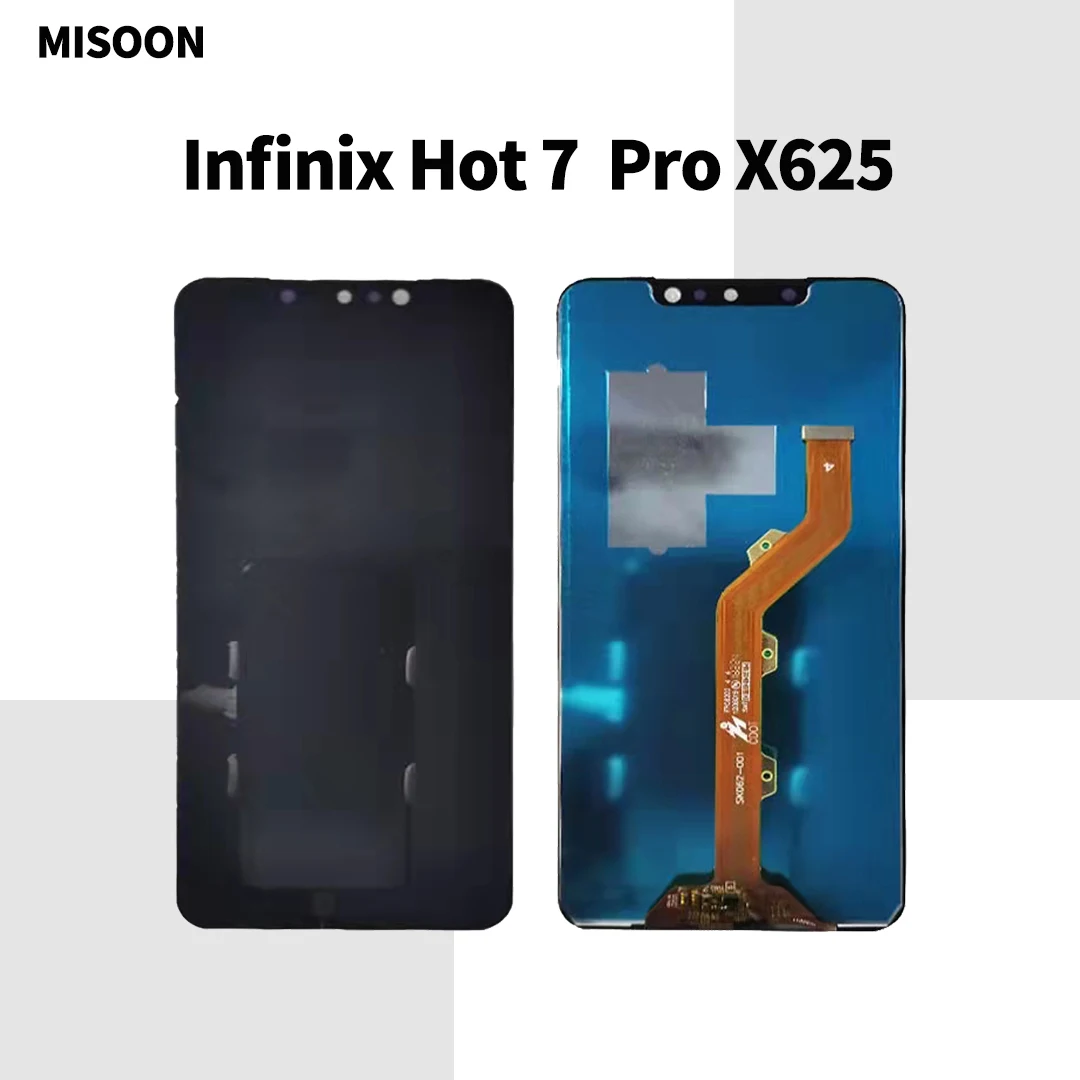 ЖК-дисплей для Infinix Hot 7Pro X625, сенсорный экран для Infinix Hot 7 Pro X625, дигитайзер в сборе, замена
ЖК-дисплей для Infinix Hot 7Pro X625, сенсорный экран для Infinix Hot 7 Pro X625, дигитайзер в сборе, замена