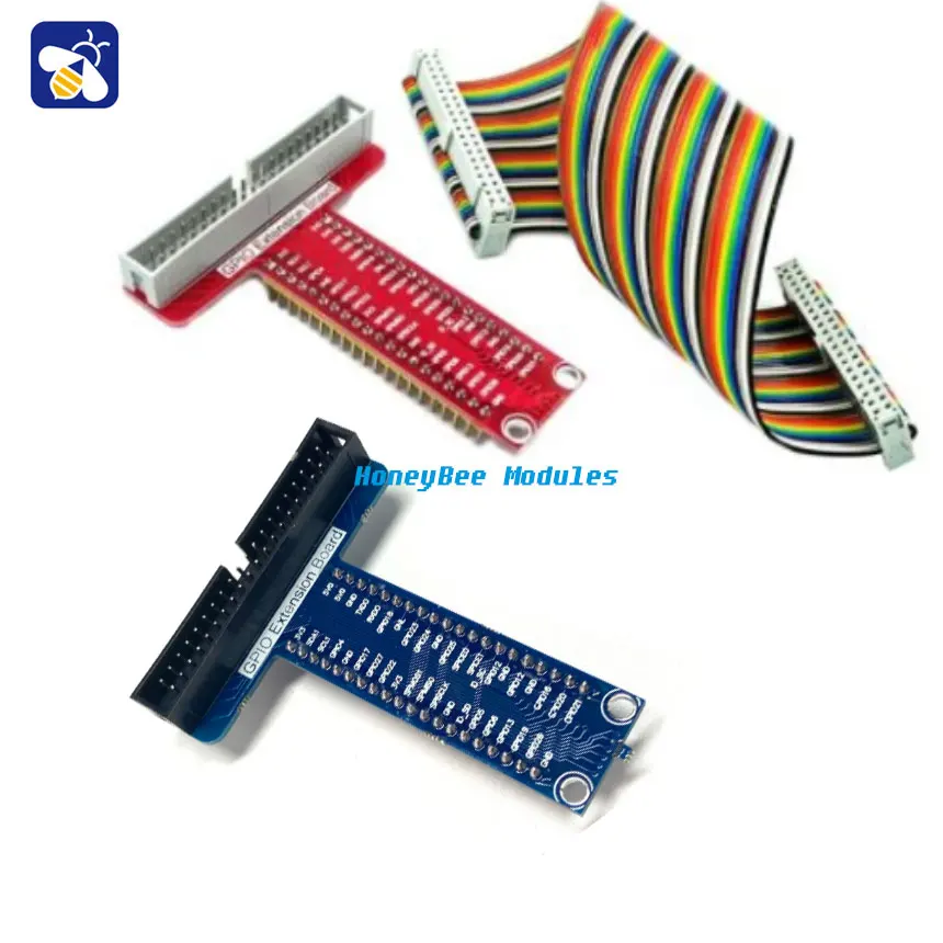 

Compatible with Raspberry Pi B+ Special Accessory T-Type GPIO Expansion Board 40P Flat Cable Development Board