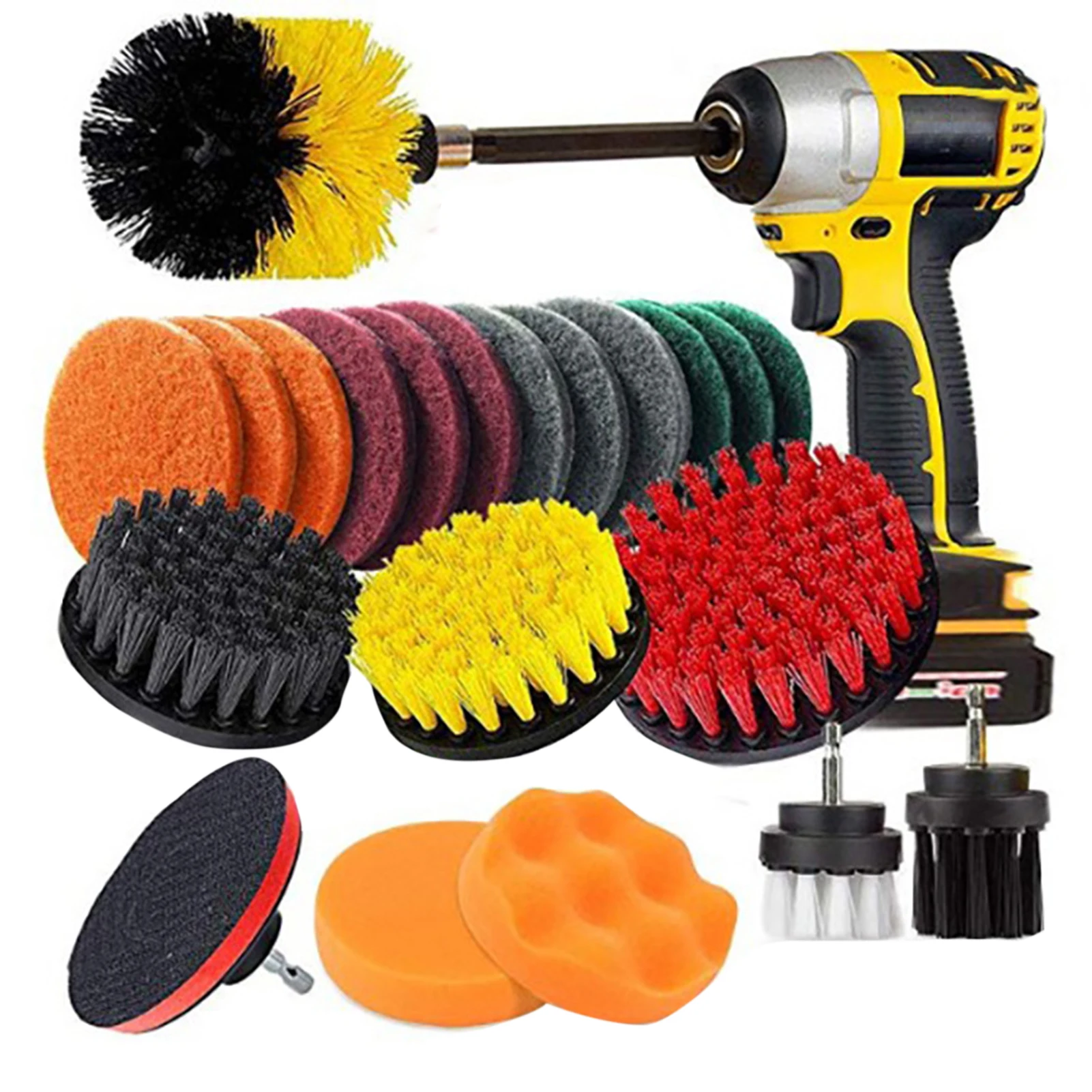 Drill Brush All Purpose Cleaner Scrubbing Brushes For Bathroom Surface Grout Tile Tub Shower Kitchen Auto Care Cleaning Tools
Drill Brush All Purpose Cleaner Scrubbing Brushes For Bathroom Surface Grout Tile Tub Shower Kitchen Auto Care Cleaning Tools