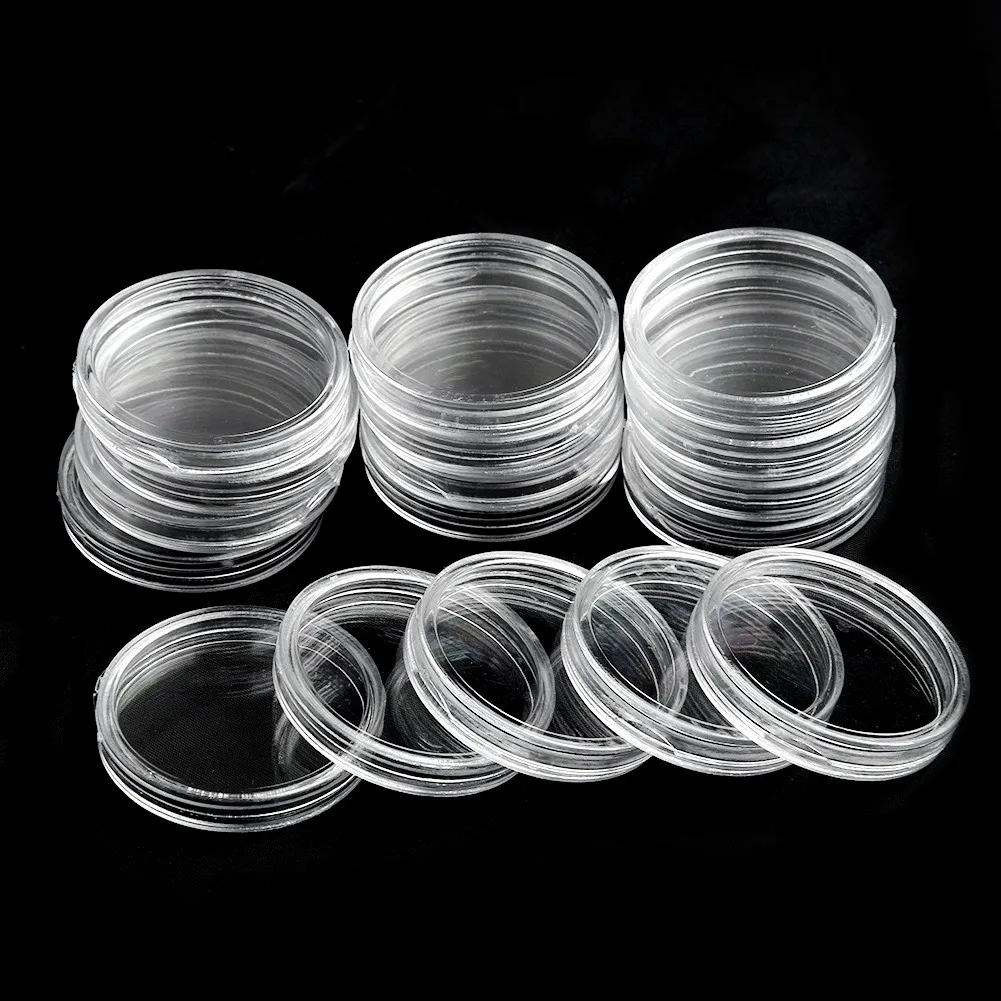 100Pcs 17/20/25/27/30mm Gasket Pads Coin Capsule Protect Case Holder Storage Box Commemorative Coin Collection Storage Supplies
100Pcs 17/20/25/27/30mm Gasket Pads Coin Capsule Protect Case Holder Storage Box Commemorative Coin Collection Storage Supplies
