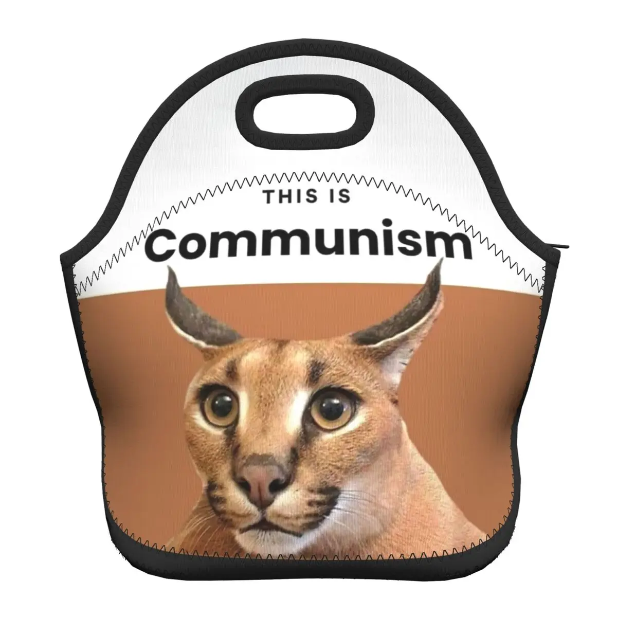 Neoprene Communism Floppa Cute Meme Thermal Insulated Lunch Bag Women Caracal Cat Portable Lunch Container for School Food Box
Neoprene Communism Floppa Cute Meme Thermal Insulated Lunch Bag Women Caracal Cat Portable Lunch Container for School Food Box