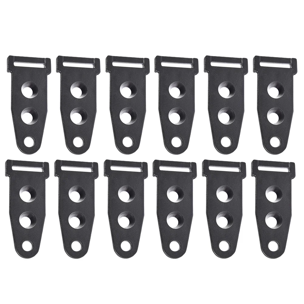 

10pcs Canopy Pole Connector Adjustable Buckles Tent Accessories Fixing Adjuster Black
