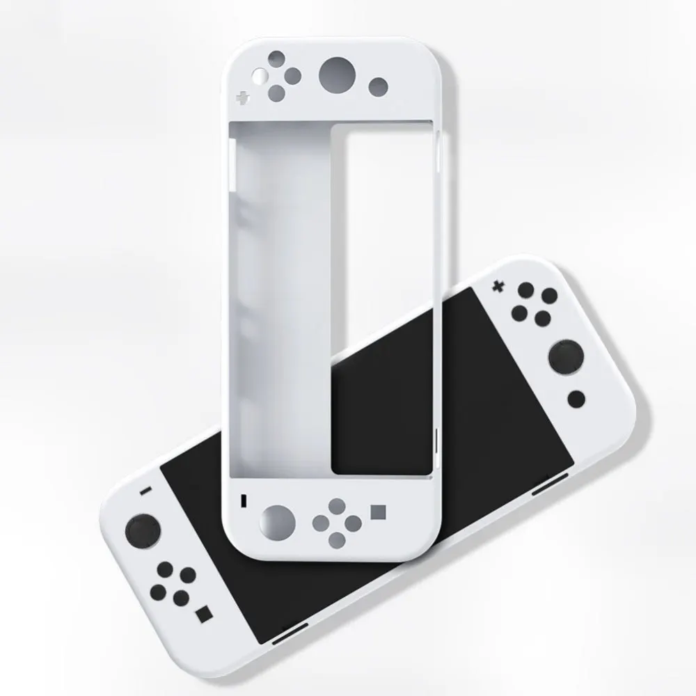 Силиконовый чехол для Switch OLED амортизирующий защитный резиновый чехол для аксессуаров консоли Nintendo Switch
Силиконовый чехол для Switch OLED амортизирующий защитный резиновый чехол для аксессуаров консоли Nintendo Switch