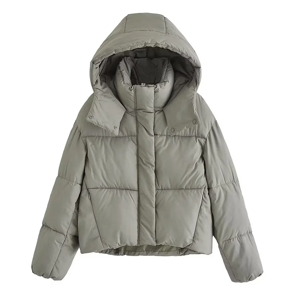 DiYiG Women 2022 New Fashion Winter Jacket Cotton Padded Hooded Solid Stand Collar Casual Female Clothes Warm Coats Outwear
DiYiG Women 2022 New Fashion Winter Jacket Cotton Padded Hooded Solid Stand Collar Casual Female Clothes Warm Coats Outwear