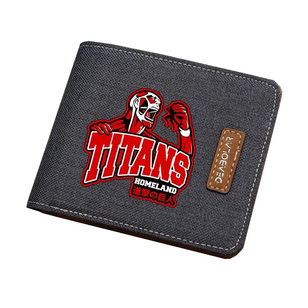 Anime Short Wallet Attack on Titan Canvas Printing Students Coin Purse Photo ID/Credit Card Holder
Anime Short Wallet Attack on Titan Canvas Printing Students Coin Purse Photo ID/Credit Card Holder