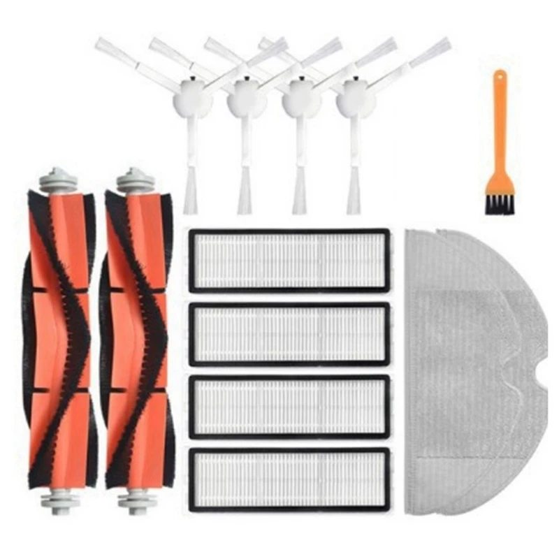 Main Side Brush Mop Cloth Filter Replacement Kit for Xiaomi Mijia 1C / STYTJ01ZHM Robotic Vacuum Cleaner Accessories
Main Side Brush Mop Cloth Filter Replacement Kit for Xiaomi Mijia 1C / STYTJ01ZHM Robotic Vacuum Cleaner Accessories