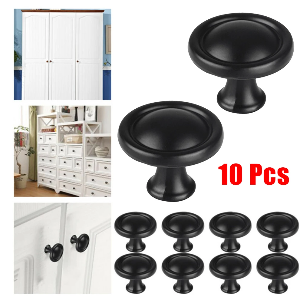 10pcs Black Aluminum Door Handle Knobs Kitchen Cupboard Wardrobe Cabinet Pull For Cabinets Drawers Chests Cupboards Home Decor
10pcs Black Aluminum Door Handle Knobs Kitchen Cupboard Wardrobe Cabinet Pull For Cabinets Drawers Chests Cupboards Home Decor