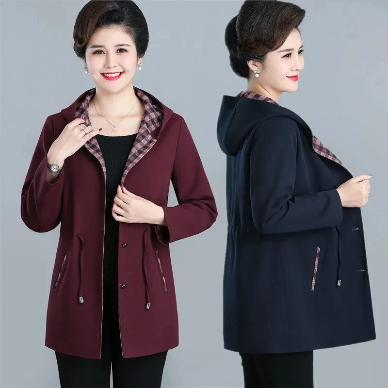 Women's Spring And Autumn Thin coat 2022 Women's Casual Temperament Dutton Long-Sleeve V-neck Slim Fashion Hooded Trench Coat
Women's Spring And Autumn Thin coat 2022 Women's Casual Temperament Dutton Long-Sleeve V-neck Slim Fashion Hooded Trench Coat