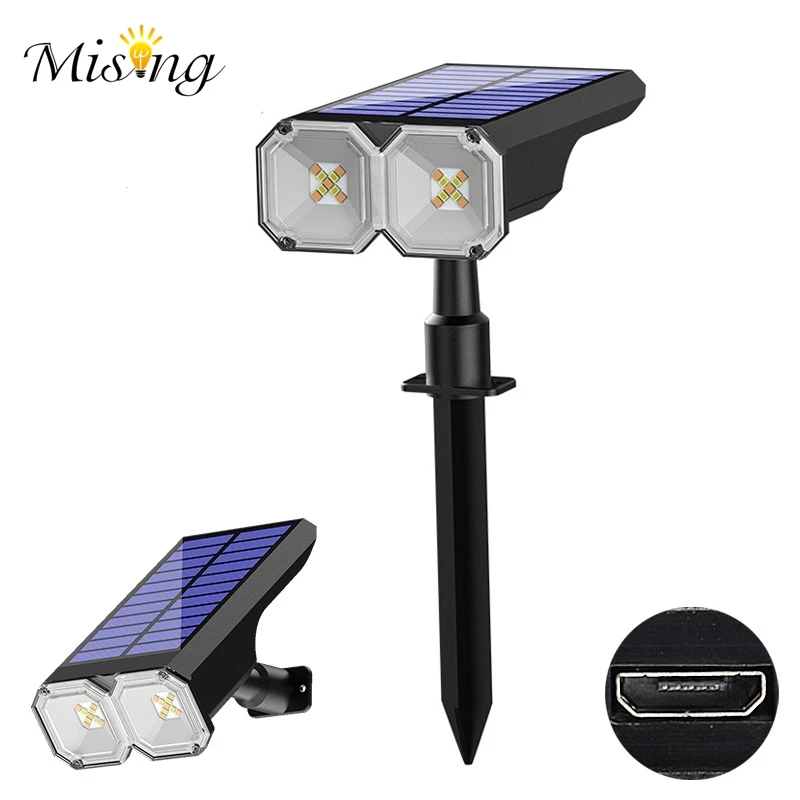 Outdoor Solar Lights USB Rechargeable Solar Powered Wall Lamp Waterproof Landscape Lighting Pathway Yard Lawn Garden Decoration
Outdoor Solar Lights USB Rechargeable Solar Powered Wall Lamp Waterproof Landscape Lighting Pathway Yard Lawn Garden Decoration