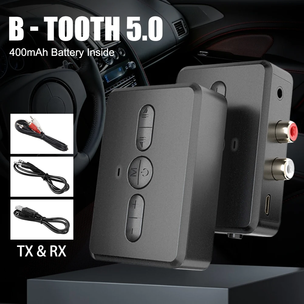 Wireless Bluetooth-Compatible Receiver Transmitter Audio Adapter AUX RCA Stereo Wireless Adapter Hands-Free Calling For Car TV
Wireless Bluetooth-Compatible Receiver Transmitter Audio Adapter AUX RCA Stereo Wireless Adapter Hands-Free Calling For Car TV