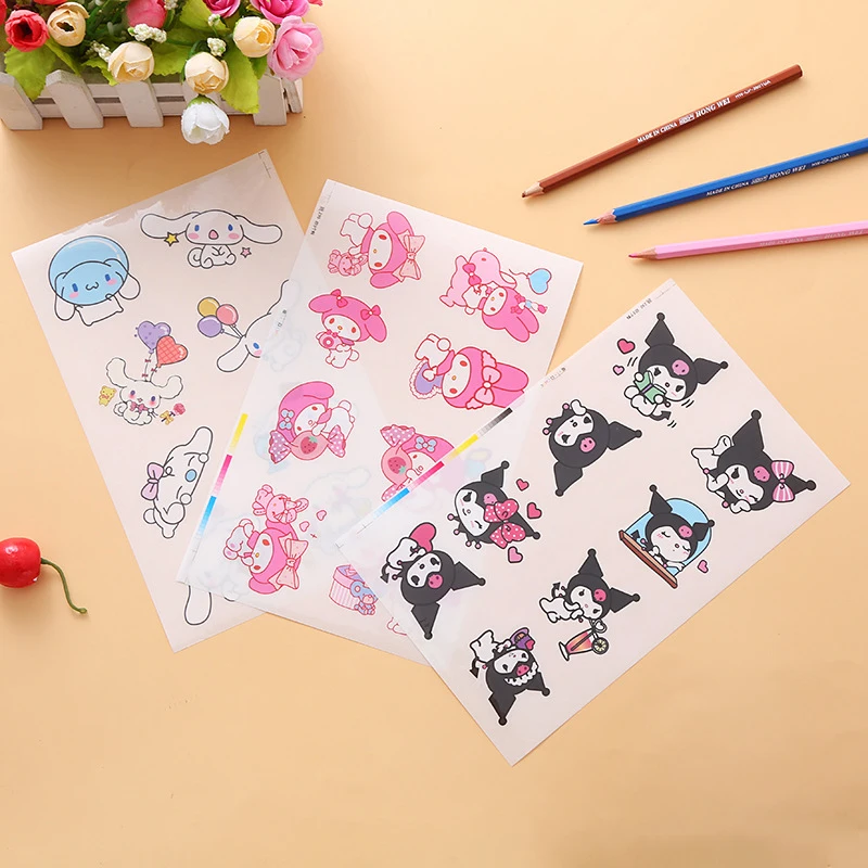 My Melody Kawaii Anime Cartoon Sticker Sanrio Cinnamoroll Kuromi Transparent Pv Waterproof Decorative Self-Adhesive Sticker New
My Melody Kawaii Anime Cartoon Sticker Sanrio Cinnamoroll Kuromi Transparent Pv Waterproof Decorative Self-Adhesive Sticker New